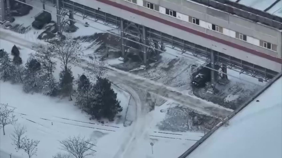 Ukrajinci natočili ruská vojenská vozidla v blízkosti jaderných reaktorů